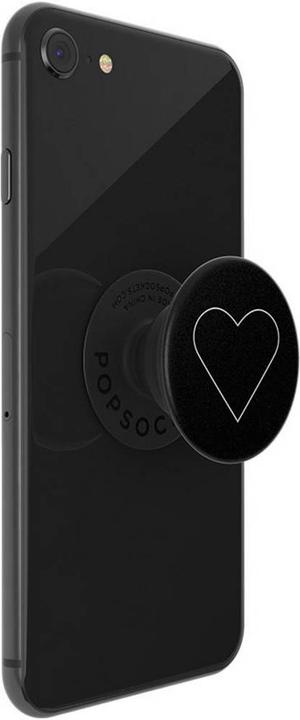 Image du produit PopSockets Téléphone portable Coeur blanc Stand noir