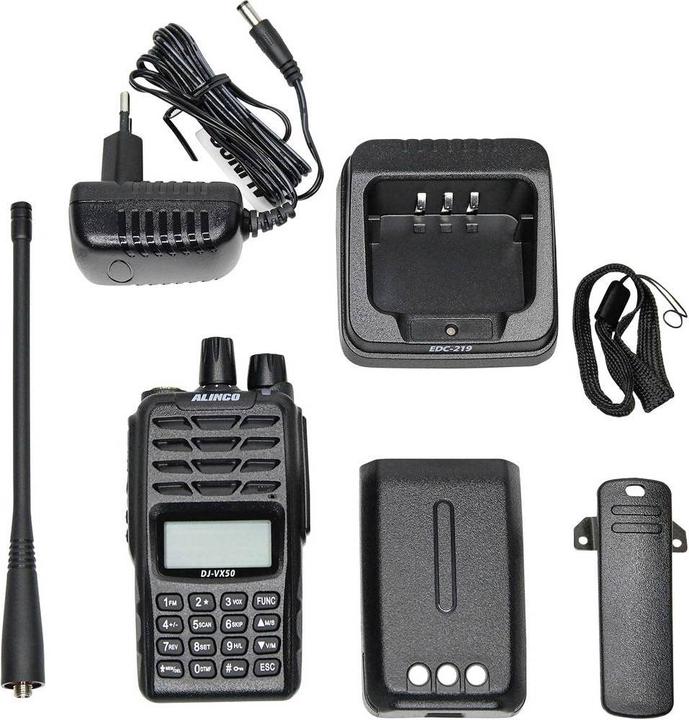 Actual product image Alinco Amateur handheld radio DJ VX 50E VHF/UHF (0.01 km)