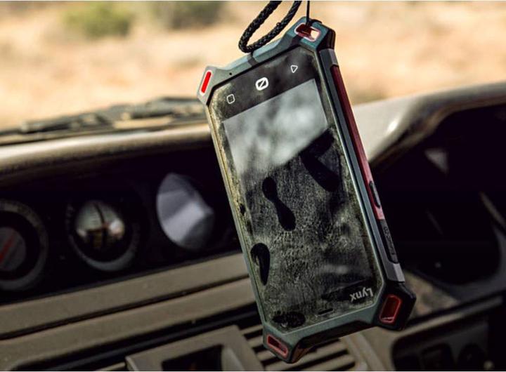 Actual product image Getnord Outdoor phone SIM LTE (16 GB, Black, Red)