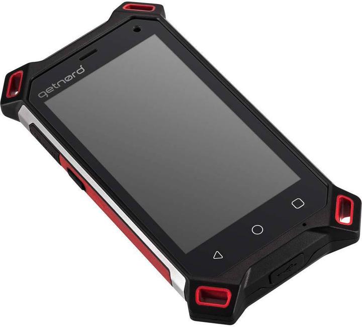 Actual product image Getnord Outdoor phone SIM LTE (16 GB, Black, Red)