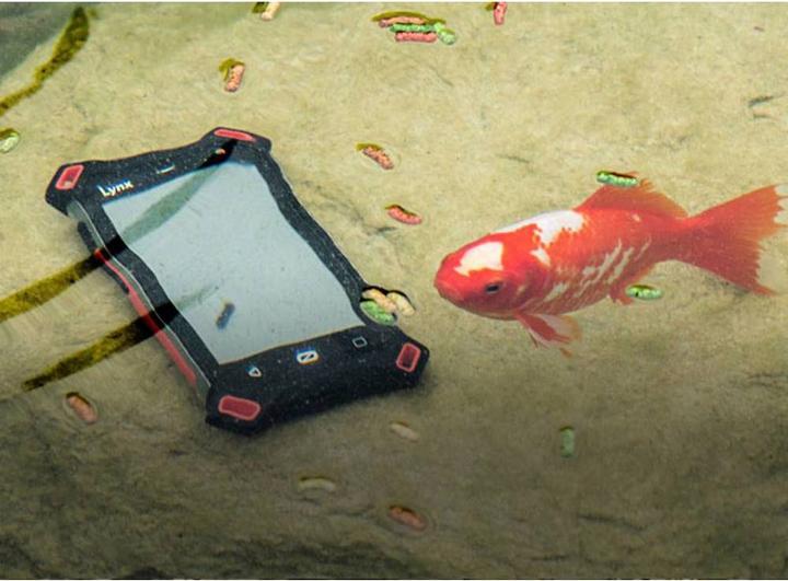Actual product image Getnord Outdoor phone SIM LTE (16 GB, Black, Red)