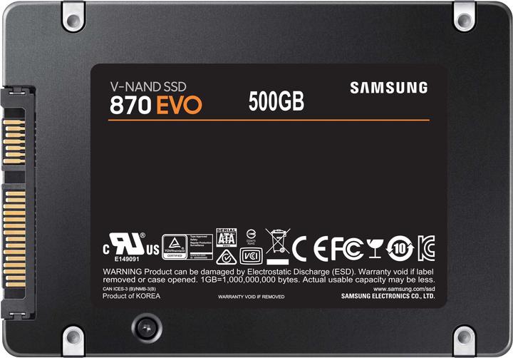 Image du produit Samsung 870 EVO (500 Go, 2.5")