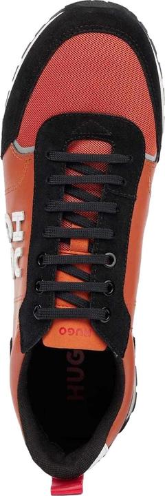 Actual product image HUGO Mens Icelin Running Suede Trainers (39.5)