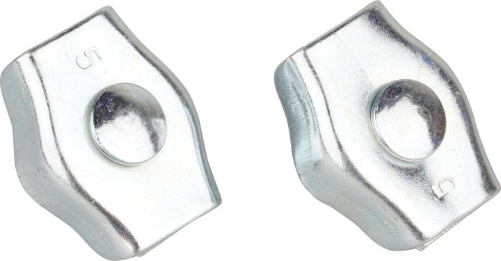 Mamutec Galvanised Wire rope clamp Simplex 5 mm 2 pcs.