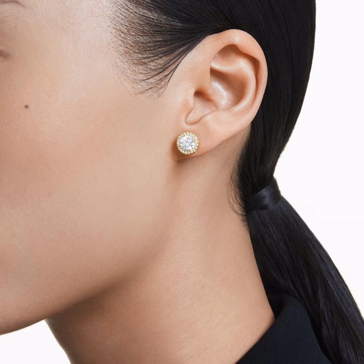 Image du produit Swarovski Una Boucles d'oreilles rondes en or (Métal Swarovski)
