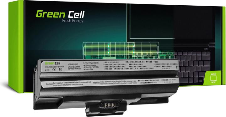 Produktbild GreenCell SY03 - Akku - Sony - VAIO VGN-FW PCG-31311M VGN-FW21E (6 Zellen, 4400 mAh)