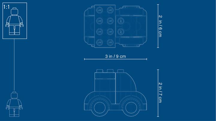 Actual product image LEGO My first racing car (10860)