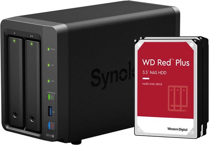 Synology DS720+ LE SYSTÈME (2 x 2 To, WD Red Plus)