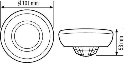 Produktbild Esylux DeckenBewegungsmelder (4 m)