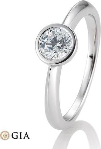 Breuning Ring Zarge 0,40-0,60 ct. (48, 585/14 K Gold)
