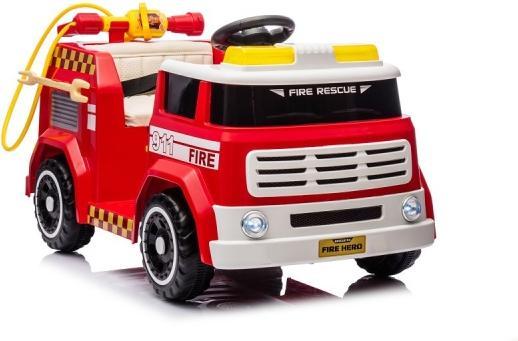Productafbeelding Es-toys Kinderfahrzeug – Elektro Auto „Feuerwehr“ – 12V7AH Akku, 4 Motoren - Fernsteuerung, MP3 + Si (12 V)