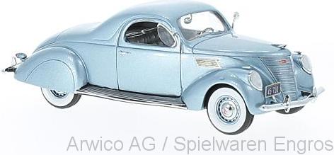 Actual product image PCL Lincoln Zephyr Coupe, metallic- light blue