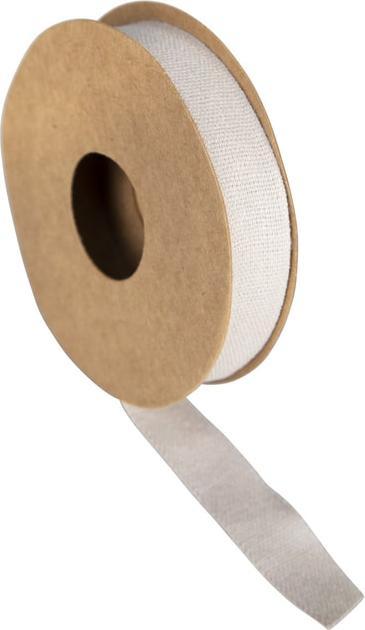 Dekoband - ca. 300 x 1,5 cm - taupe (Geschenktüte, 1 x)