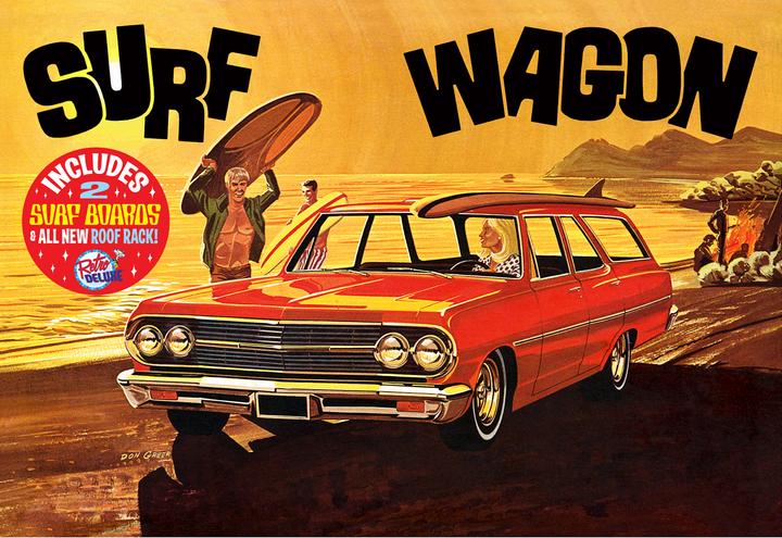 Actual product image AMT 1965 Chevelle Surf Wagon