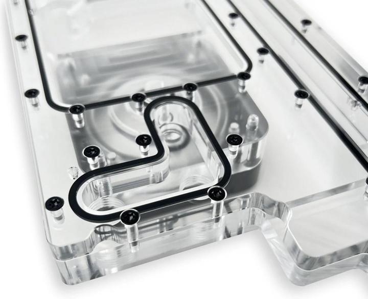 Actual product image Stealkey Customs X Fractal Design North D4 Distroplate - Acrylic