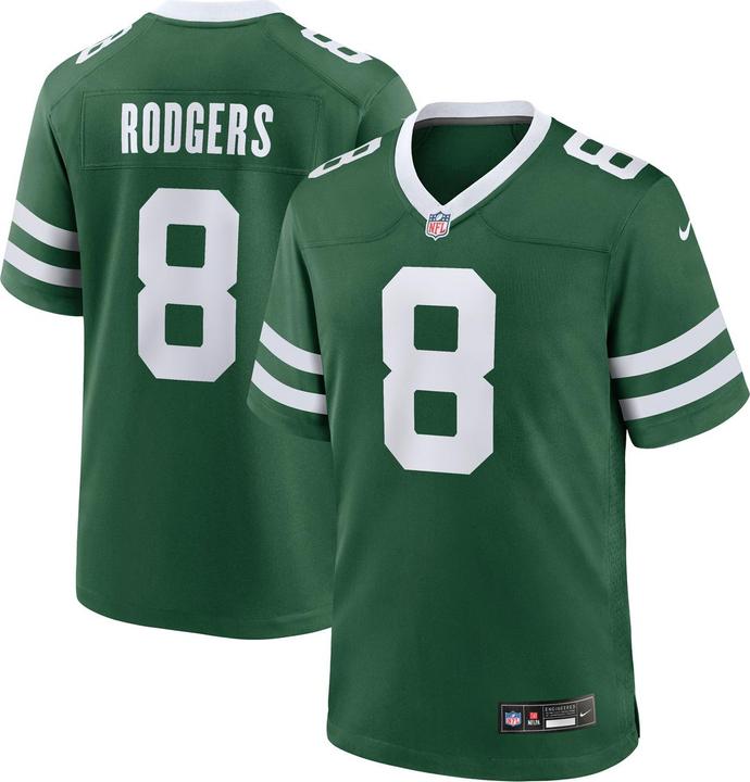 Nike New York Jets Home Game Jersey Rodgers 8 L (L)