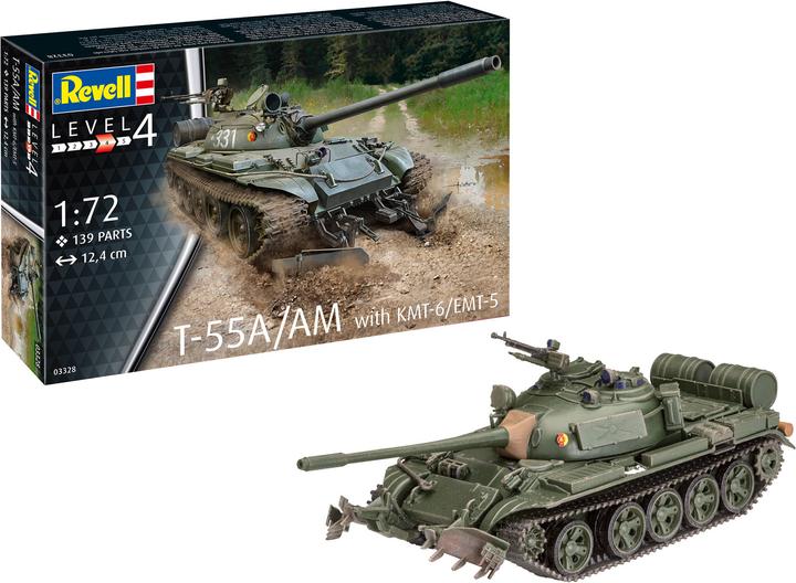 Image du produit Revell T-55A/AM avec KMT-6/EMT-5