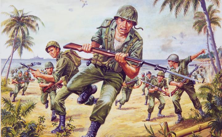 Actual product image Hornby WWII US Marines