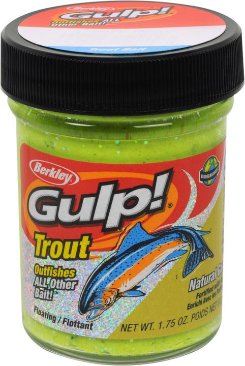 Actual product image Berkley Gulp!® Trout Dough Chunky Chartreuse