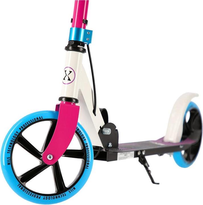 Actual product image Nils eXtreme HM0107 white and pink scooter