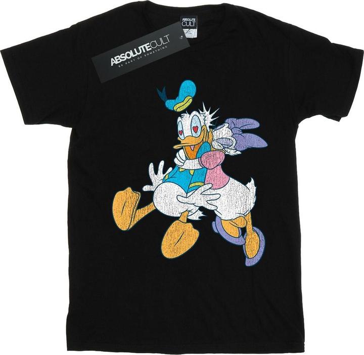 Disney Donald And Daisy Duck Kiss TShirt (M)