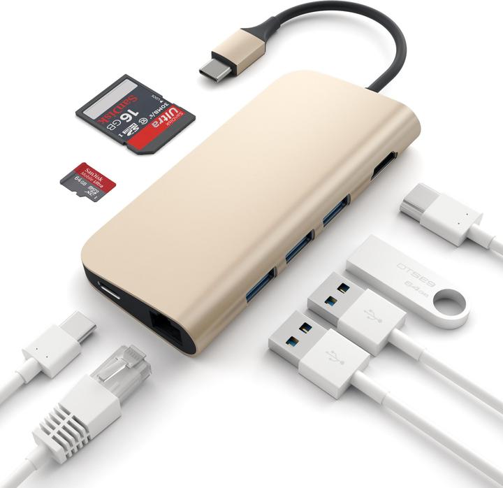 Actual product image Satechi St-Tcmag (USB-C, 8 ports)