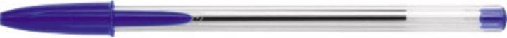 Actual product image Bic Disposable ballpoint pen ® Cristal 0,4mm blue cap model document-proof 100 pcs./pack. (Blue, 100 x)