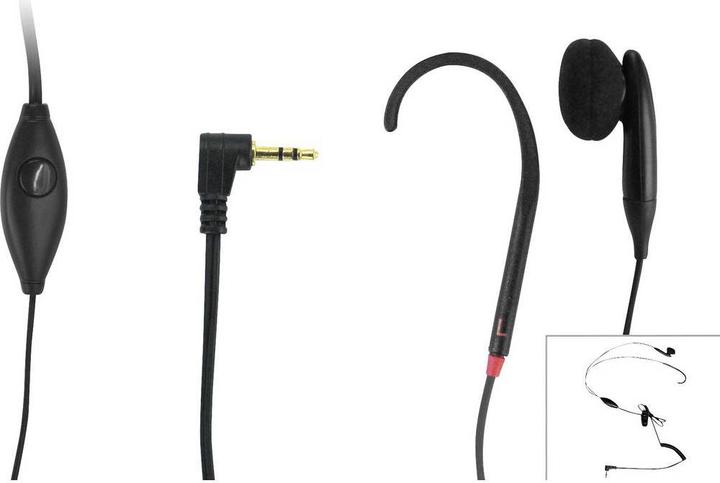 Produktbild Geemarc Headset CLHOOK5 Induktionsohrbügel mit Mikrofon und Ohrmuschel 2,5 mm (Kabelgebunden)