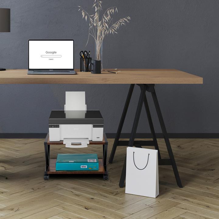 Actual product image Relaxdays Printer shelf