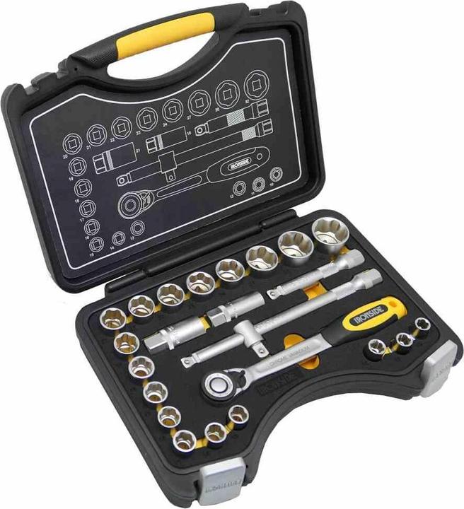 Actual product image Ironside Professional socket spanner set 24-piece 13 mm (1/2") Flank Drive (13 mm)