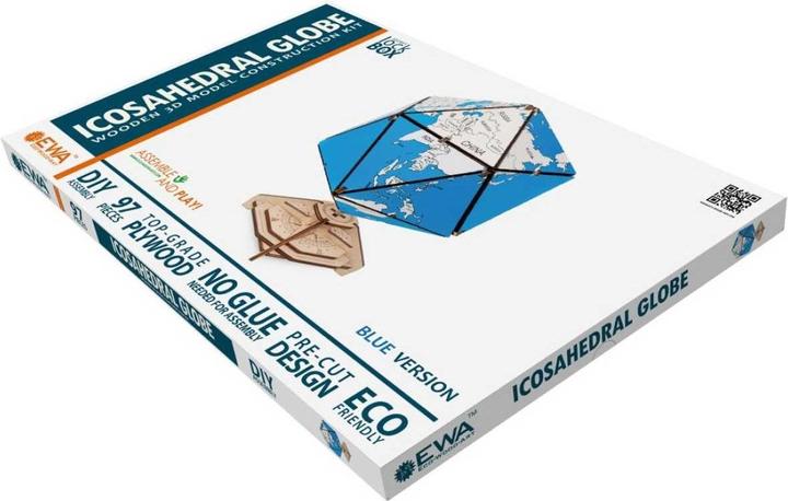 Produktbild Eco Wood Art Ikosaeder Globus