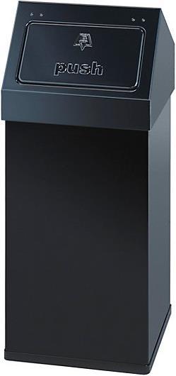 Produktbild kaiserkraft Wertstoffbehälter mit Push-Deckel (55 l)
