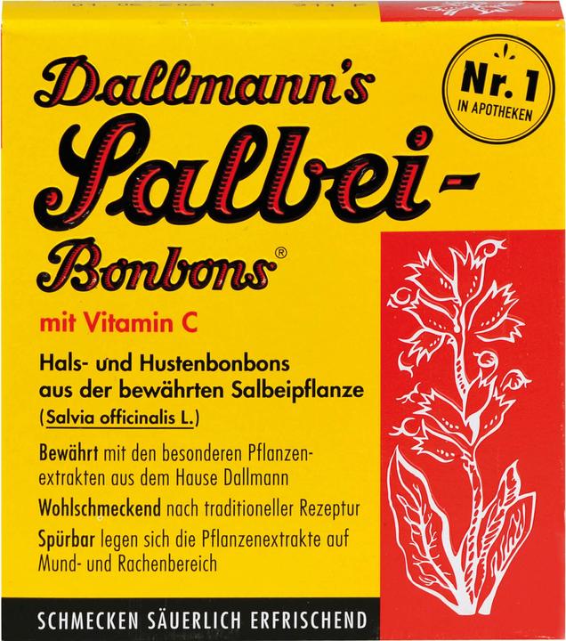 Produktbild Dallmann Salbei Bonbons mit Vitamin C (20 Stk., 37 g)
