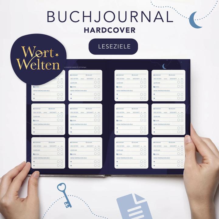 Produktbild Buchjournal XXL für Buchliebhaber | 100 Bücher tracken und bewerten | Das Buch Tagebuch für Erwachse (Deutsch, Lisa Wirth, 2024)