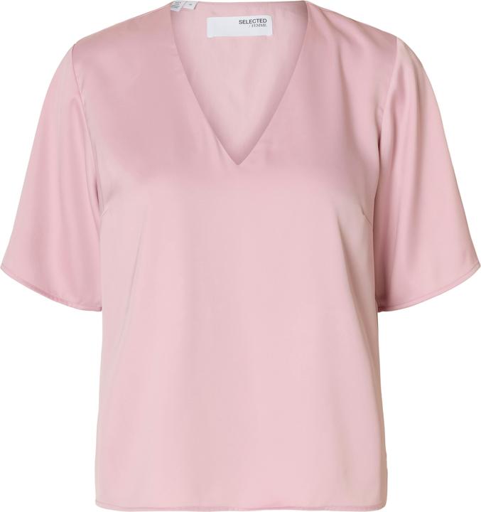 Selected Femme Kurzärmeliges Top mit V-Ausschnitt