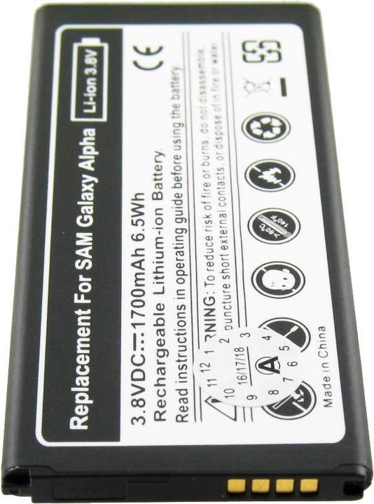 Image du produit AccuCell Akku Galaxy ALPHA EB-BG850G