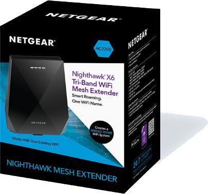 Actual product image Netgear Nighthawk X6 Mesh Extender