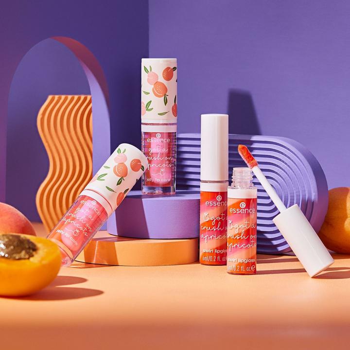 Actual product image essence Lip Gloss Swirl Lipgloss 01 Apricotely In Love (01 Apricotely In Love)