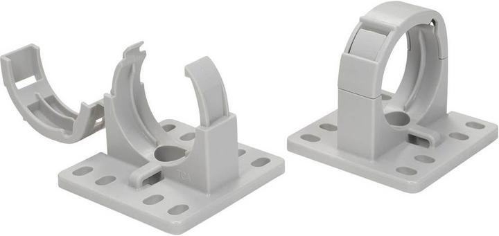 Actual product image HellermannTyton Hose holder Screwable IWS corrugated pipe holder for corrugated pipes, NW 29 (Duct, 4.63 cm)