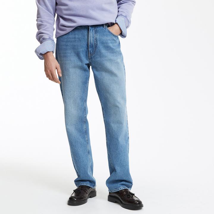Produktbild La Redoute Collections Regular-Loose-Jeans (48)