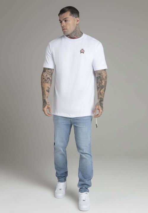 Immagine prodotto Siksilk Maglietta oversize di colore bianco (XS)