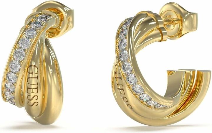 Image du produit Guess Boucles d'oreilles plaquées or avec zircons Perfect JUBE04066JWYGT/U (Acier chirurgical)