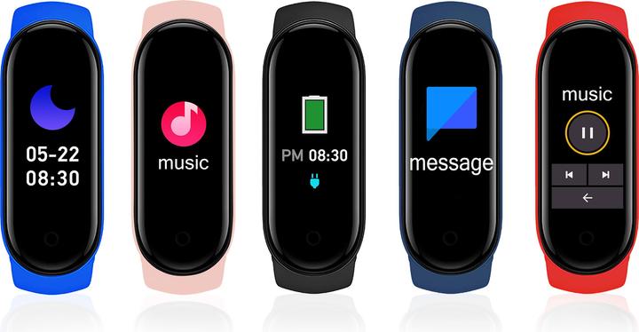 Image du produit PhoneLook Active Fitness Tracker M7 Bracelet sportif intelligent Montre connectée Bluetooth foncé