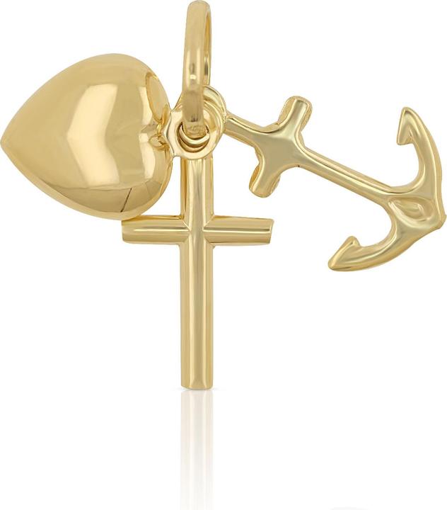 Muau Glaube Liebe Hoffnung (750/18K Gelbgold)