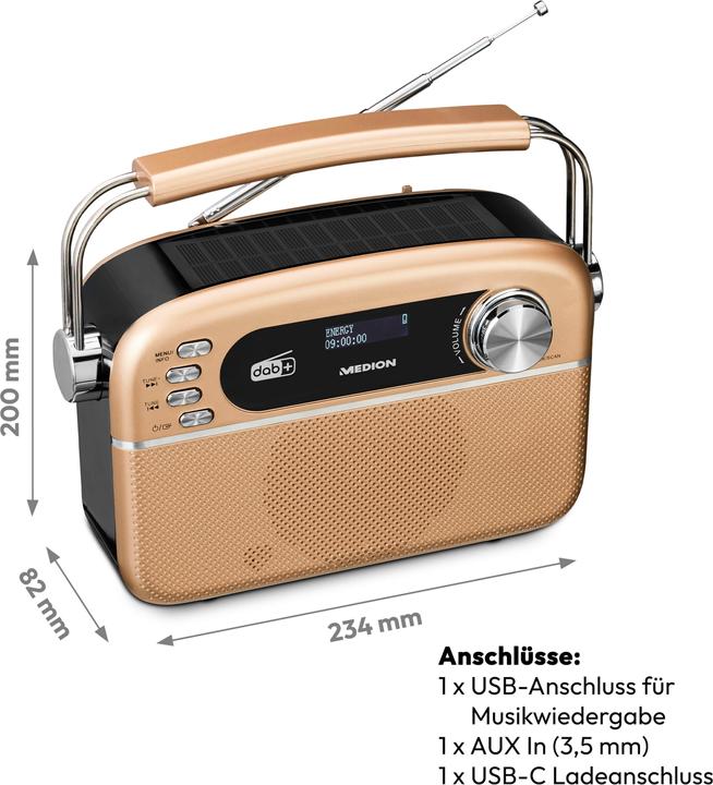 Produktbild Medion Life E66809 (UKW, DAB+, Bluetooth)