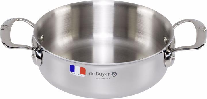 Image du produit de Buyer Poêle à frire à faible affinité avec couvercle 20 cm (20 cm, Casserole, Aluminium, Acier inoxydable)