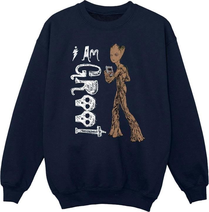 Universal Textiles Mädchen I Am Teenage Groot Sweatshirt aus Baumwolle