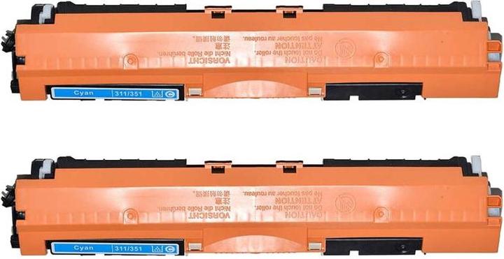 Actual product image Hermex Compatible HP LaserJet Pro 100 Color MFP M175nw Colour Printer Cartridges cyan 2 pcs. (C)