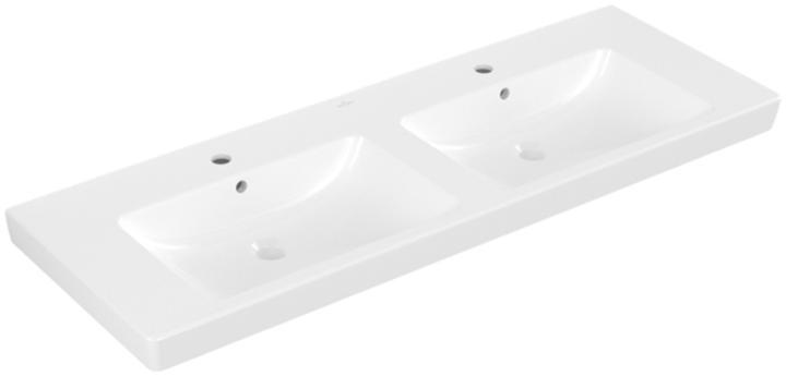 Actual product image Villeroy & Boch V&B cabinet double washbasin SUBWAY 2.0 1300x470mm, with ÜL white (470 mm, 1300 mm)