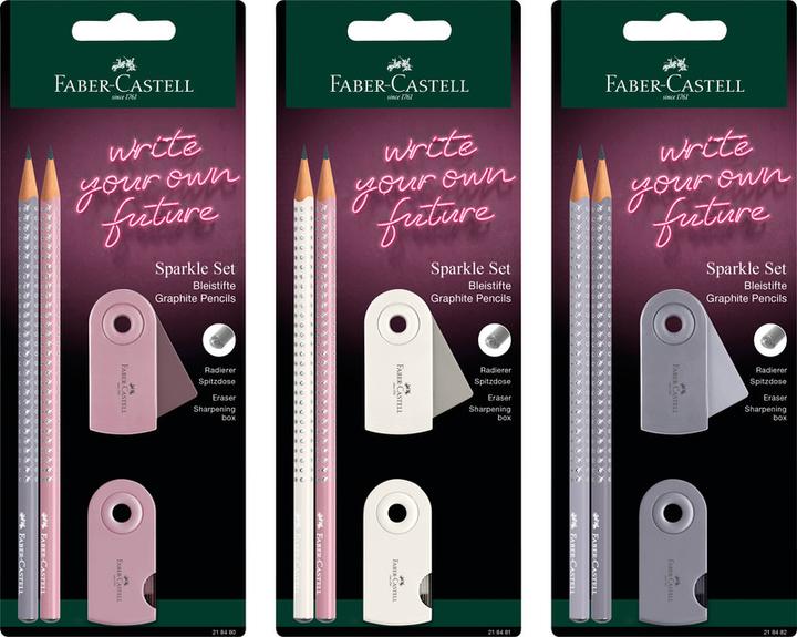 Produktbild Faber-Castell Schreibset Grip Sparkle (1 mm, B, 2 x)